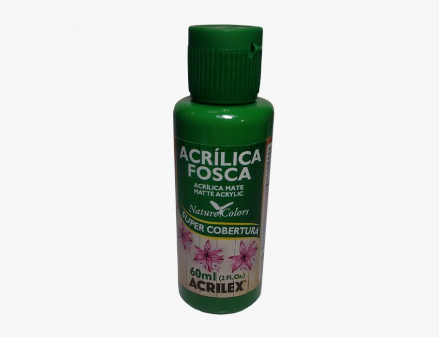 Tinta Acrílica Verde Grama Acrilex - Bottle, HD Png Download