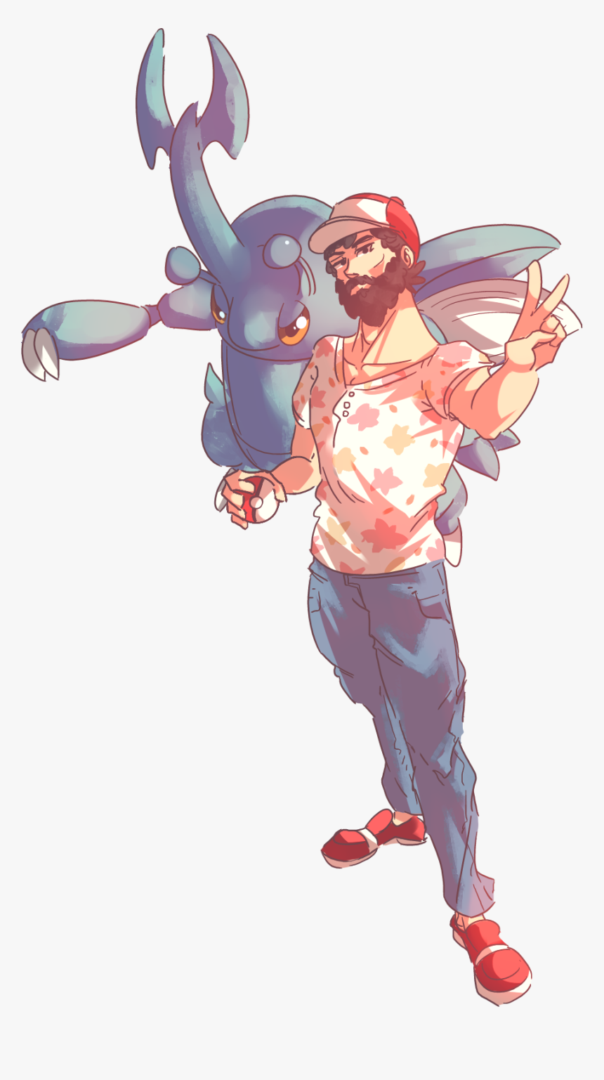 Trainer ヘラクロス Heracross Commission , Png Download - Heracross And Trainer, Transparent Png