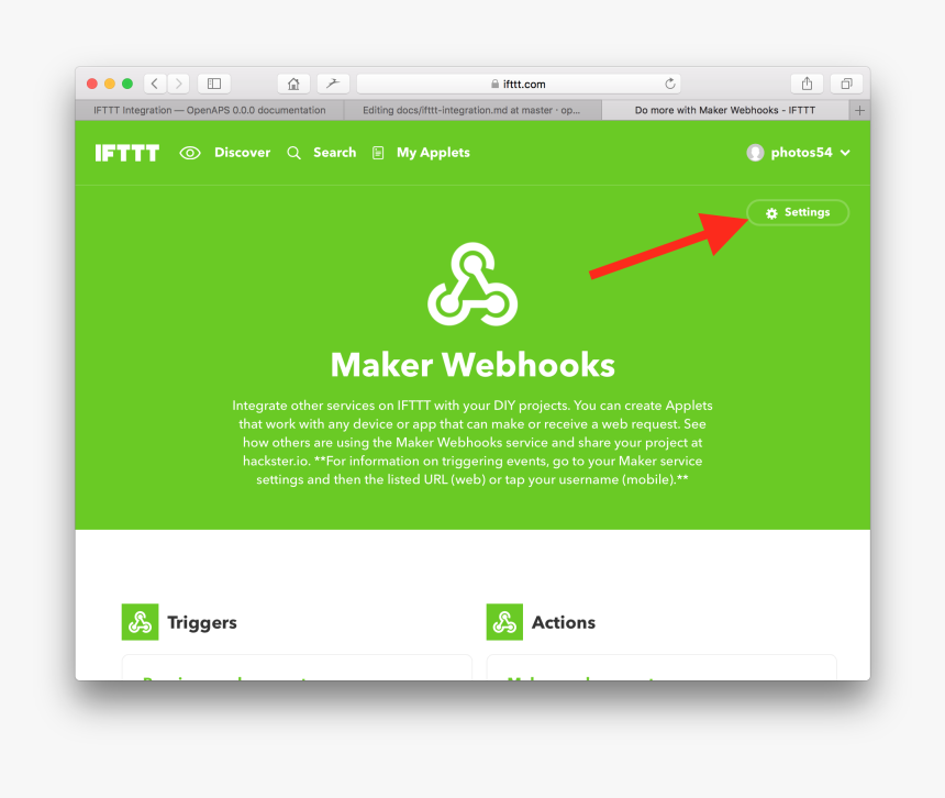 Ifttt Services2 - Maker Webhooks, HD Png Download