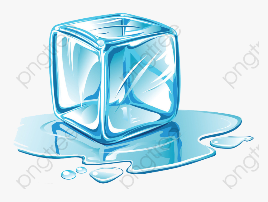 Transparent Block Clipart - Ice Cube Melting Clipart, HD Png Download