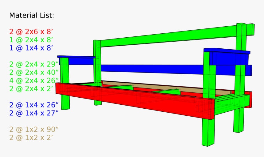Bench, HD Png Download