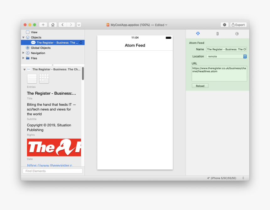 Appdoo - Elements - Atom Feed, HD Png Download