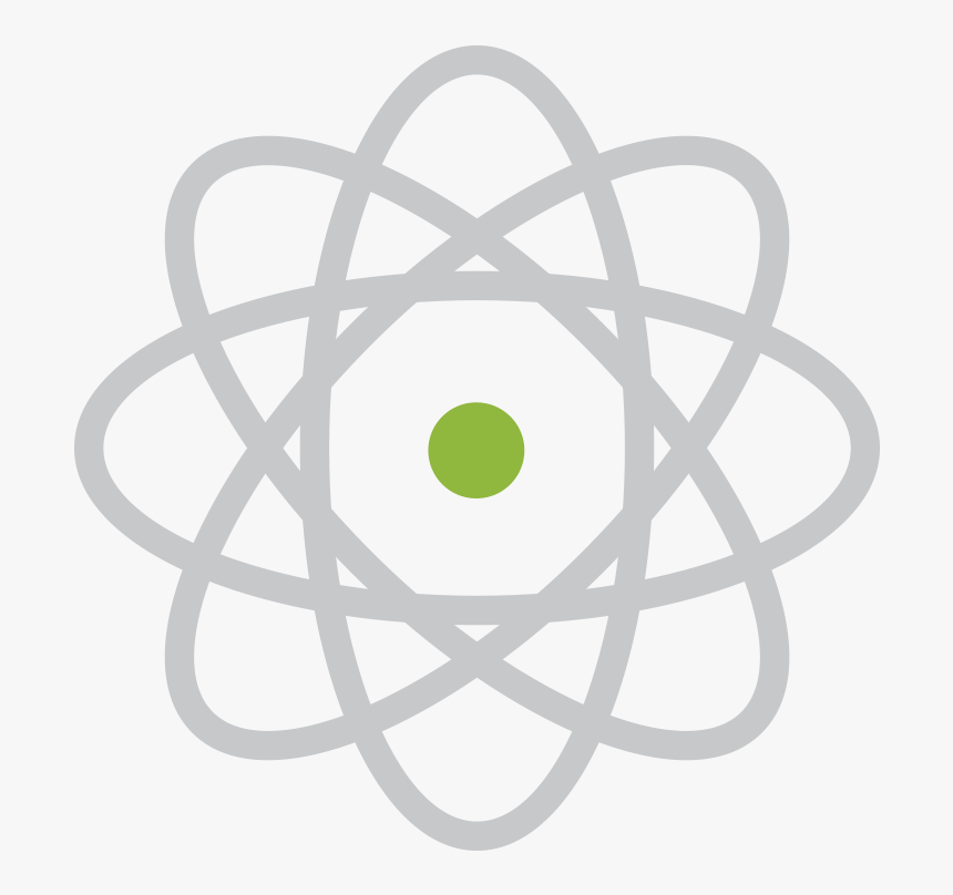 Atomic Structure Black And White, HD Png Download