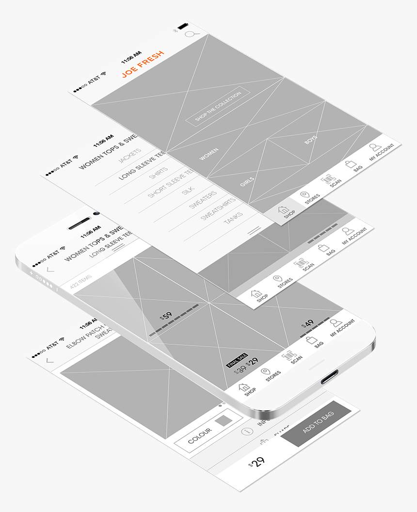 Wireframe-concept2 Copy, HD Png Download