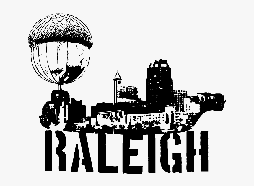 Worldwide Brand Others Landmark Logo White Font Clipart - Raleigh Skyline Transparent, HD Png Download