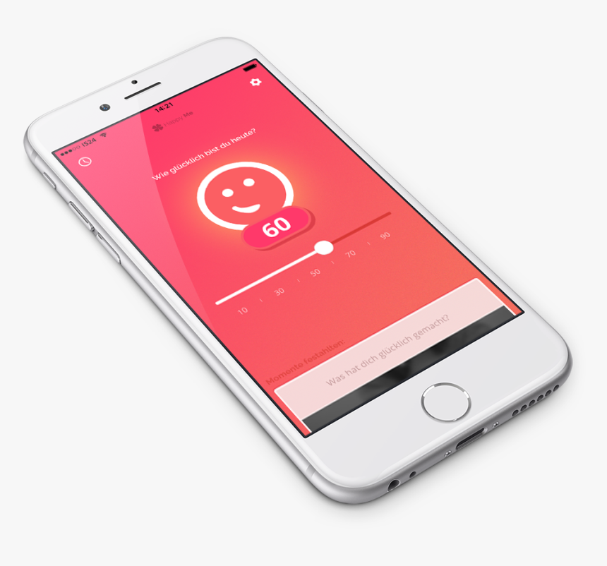 Mockup Of Happyme Ios App - Smartphone, HD Png Download
