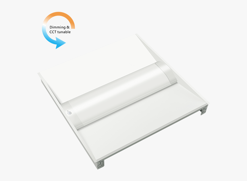 Bluetooth Led Troffer Dimmable - Ceiling, HD Png Download