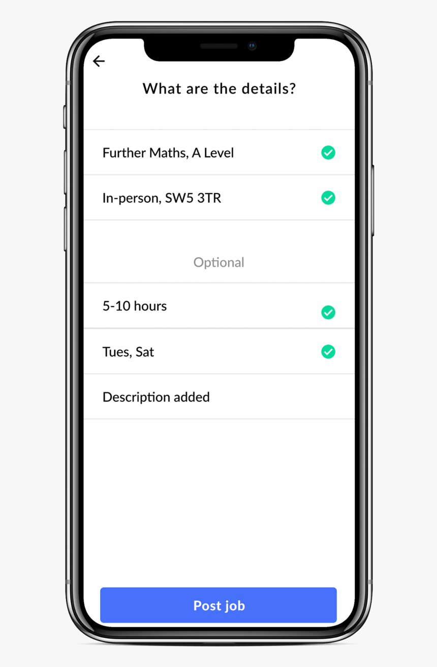 Post A Job Private Tutor - Swish Check Out, HD Png Download