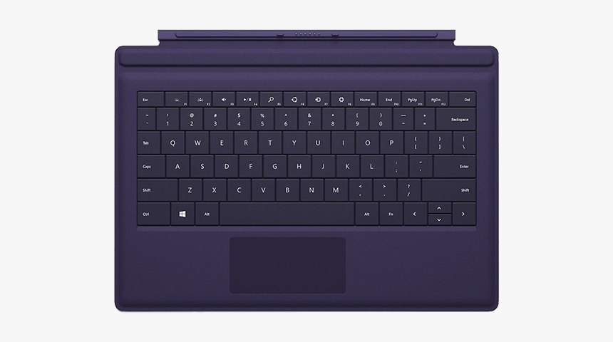 Microsoft Surface Pro 3 Type Cover - Surface Pro 4 Clavier Retro Eclaire, HD Png Download