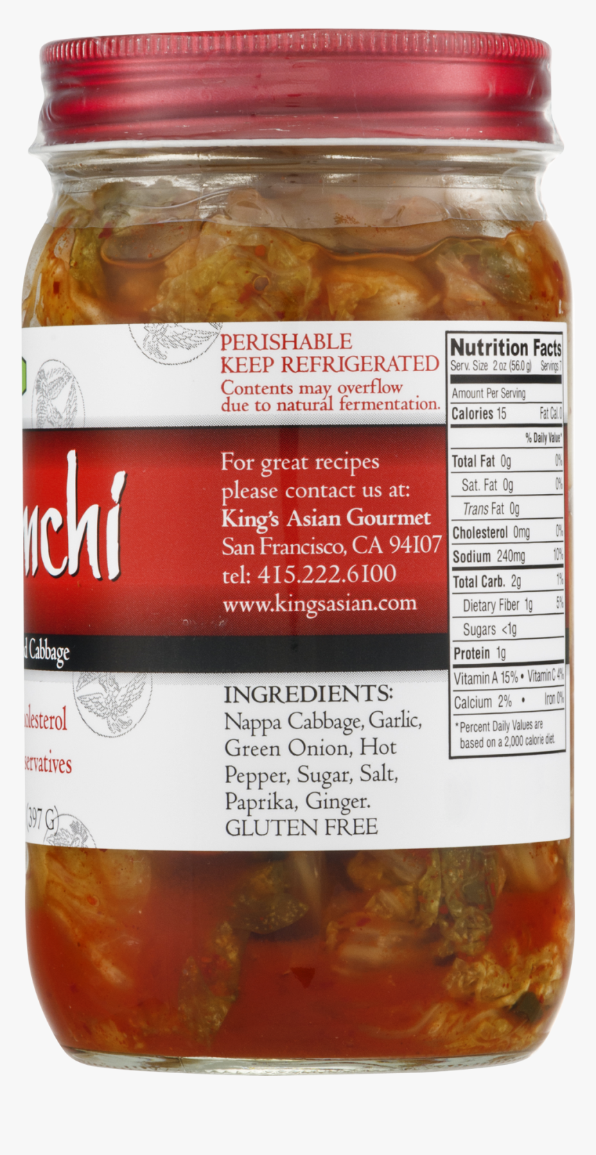 Kings Mild Kimchi, HD Png Download