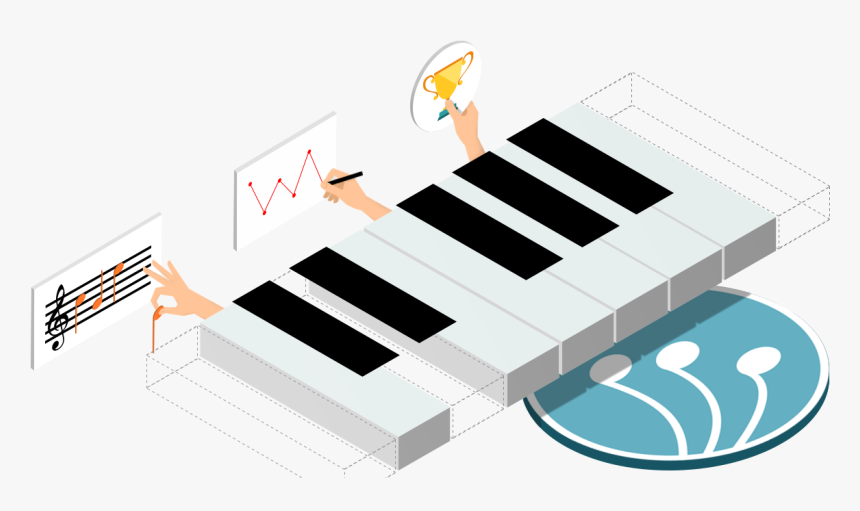 Musical Keyboard, HD Png Download