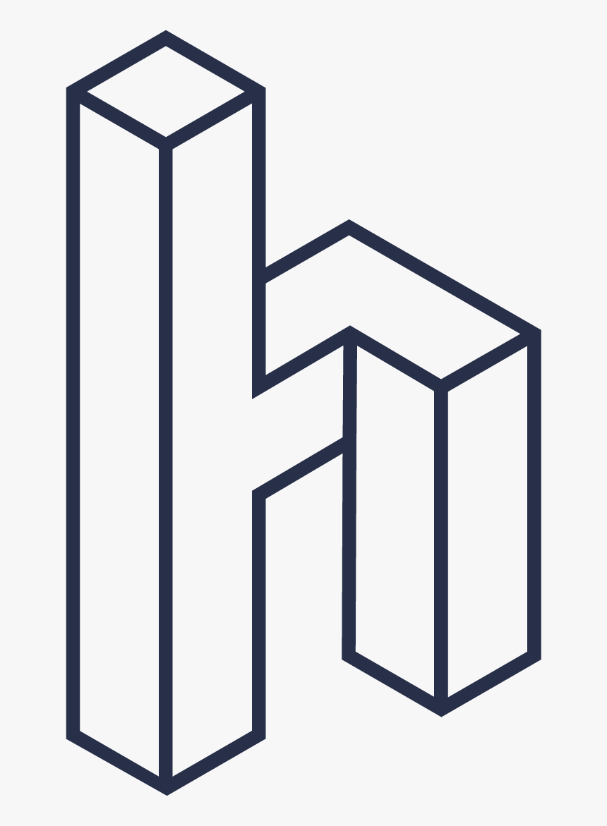 Hyperbolous - Isometric Drawing Letter N, HD Png Download