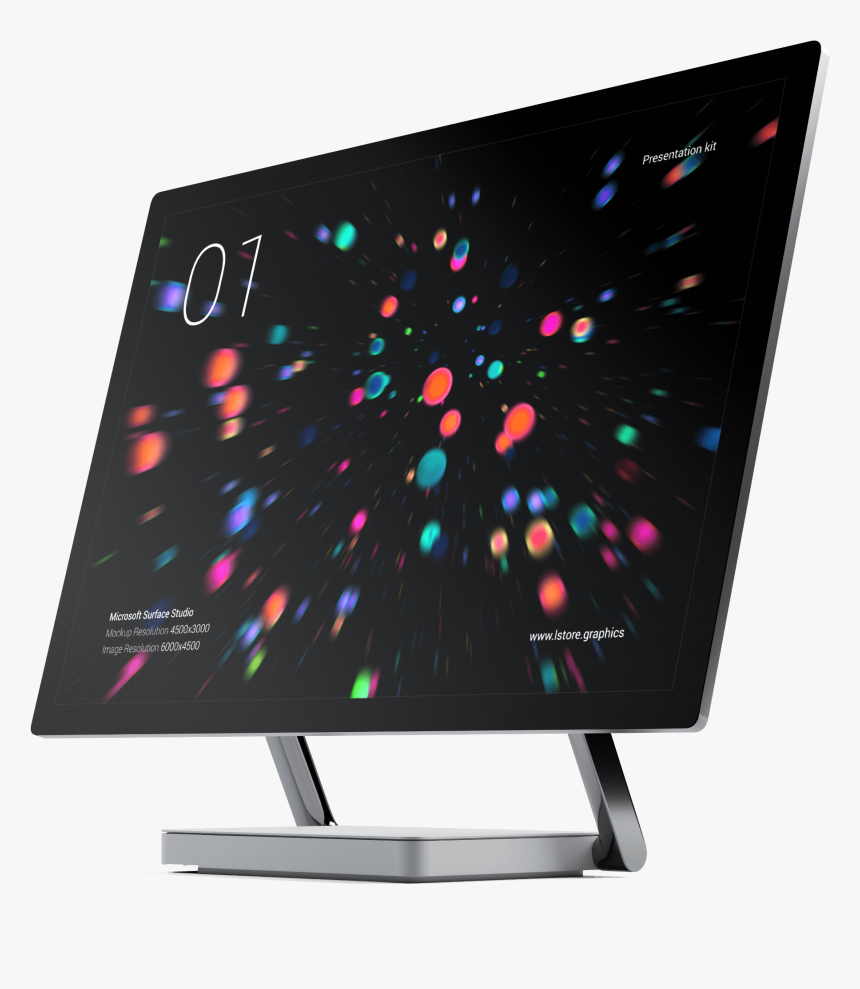 Microsoft Surface Studio Mockup , Png Download - Microsoft Surface Studio Mockups, Transparent Png