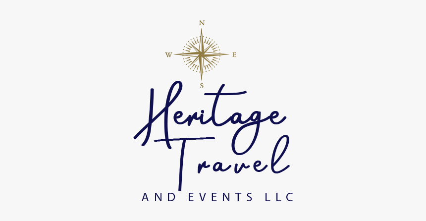 Heritage Travel Compass Set Navy And Gold Set 2 - Calligraphy, HD Png Download