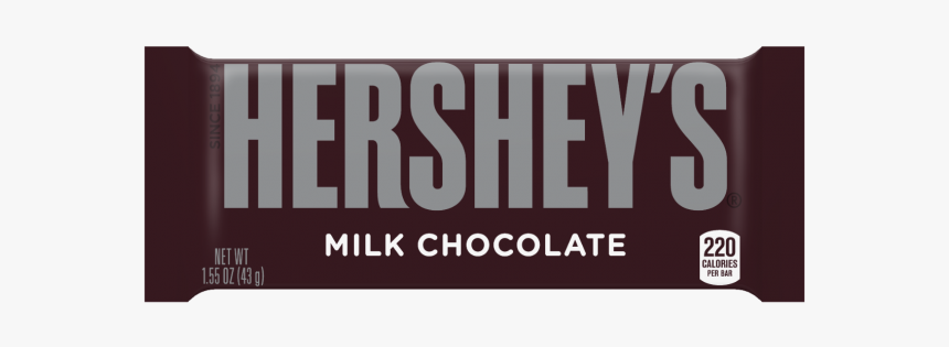 Hersheys Milk Chocolate Bar 43g, HD Png Download