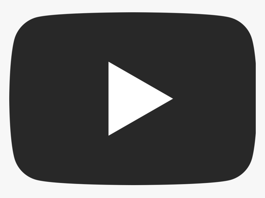 Black Youtube Icon Png, Transparent Png