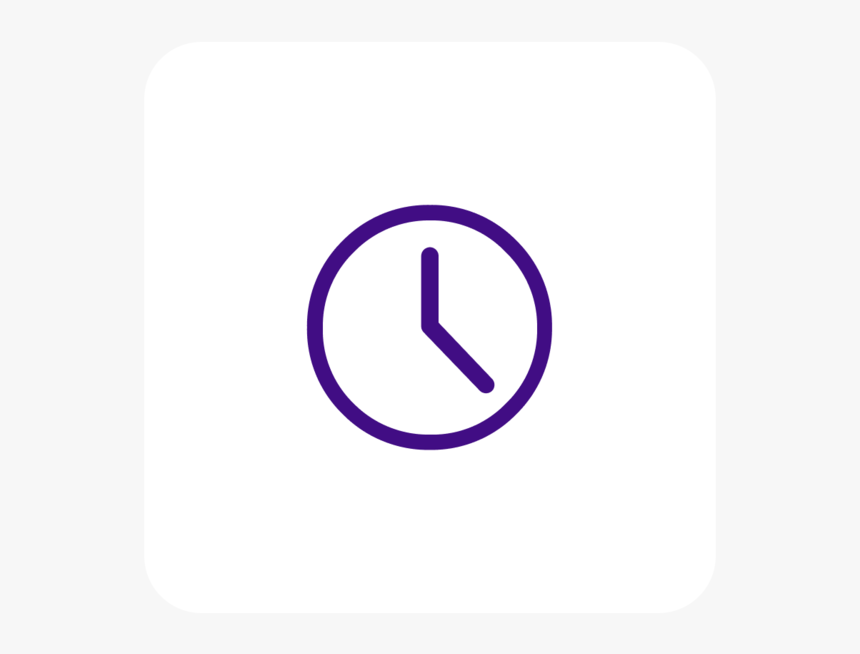 Square Icon - Time - Circle, HD Png Download