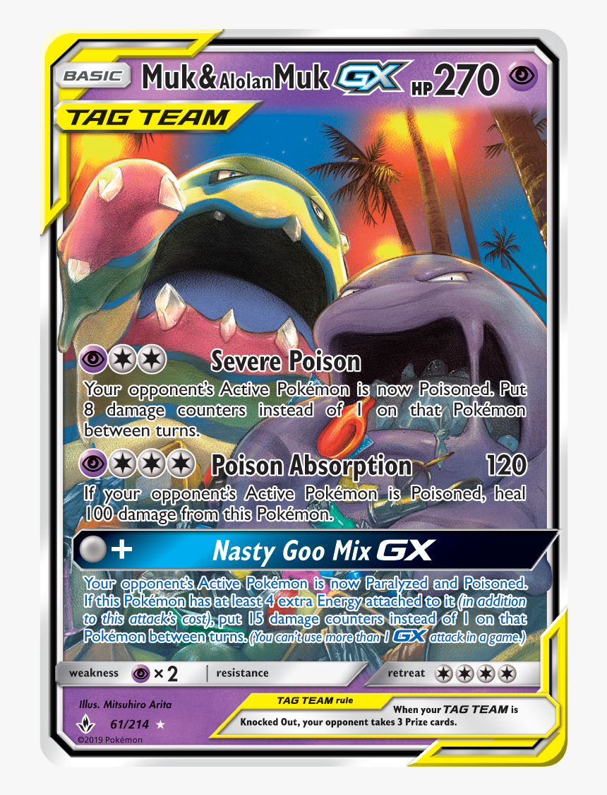 Muk And Alolan Muk Gx, HD Png Download