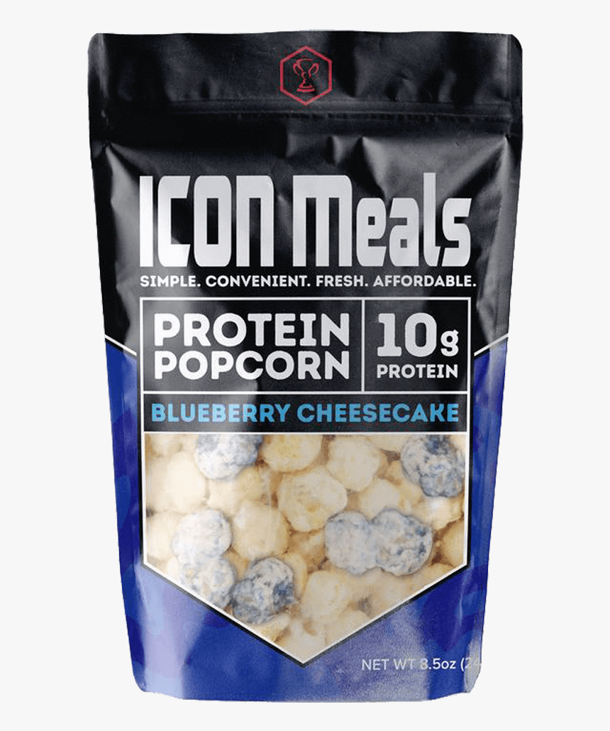 Icon Meals Protein Popcorn Popcorn 240g / Blueberry - Cashew, HD Png Download
