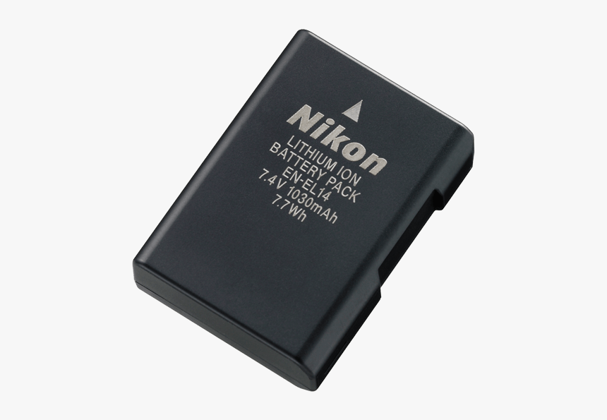 Photo Of En El14 Rechargeable Li Ion Battery 											itemprop - Camera Battery, HD Png Download