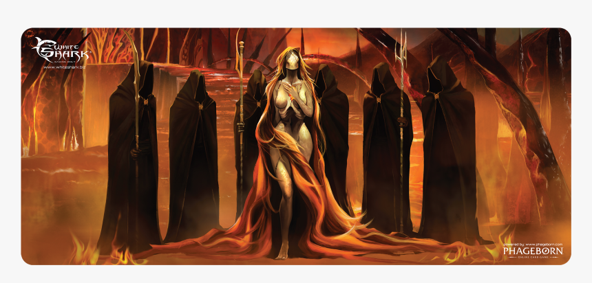 White Shark Mouse Pad 80x35cm Mp - Mousepad, HD Png Download