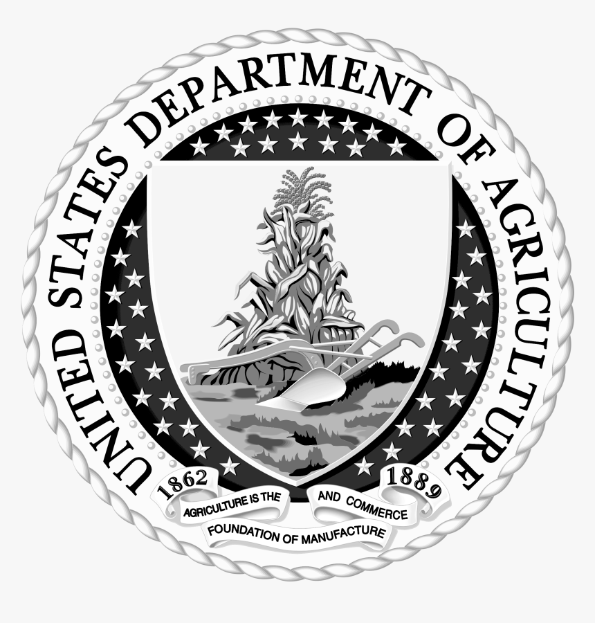Usda Logo Black And White , Png Download - Circle, Transparent Png