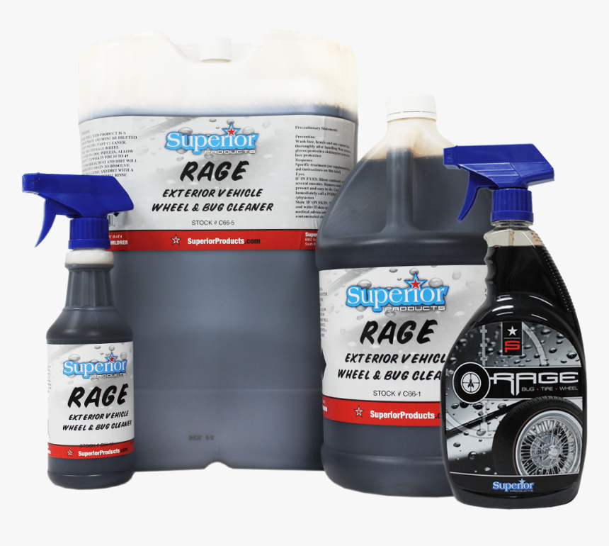 Rage Wheel & Bug Cleaner - Rage Tire Cleaner, HD Png Download