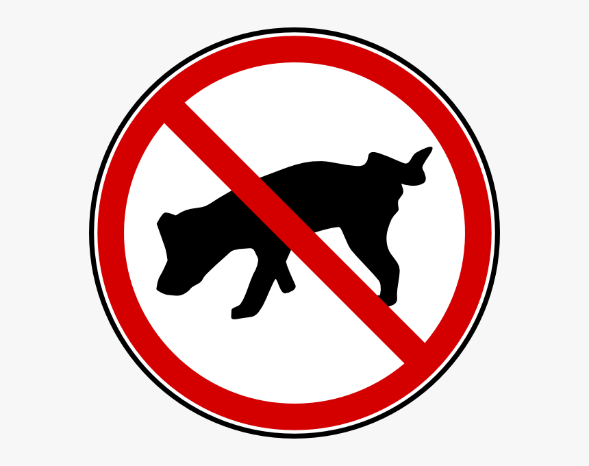 Dog No Peeing Svg Clip Arts - No Dogs Sign, HD Png Download