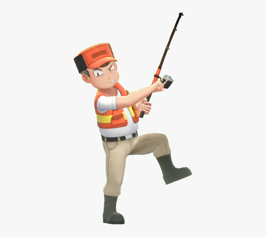 Vsfisherman Pe - Fisherman Pokemon Lets Go, HD Png Download