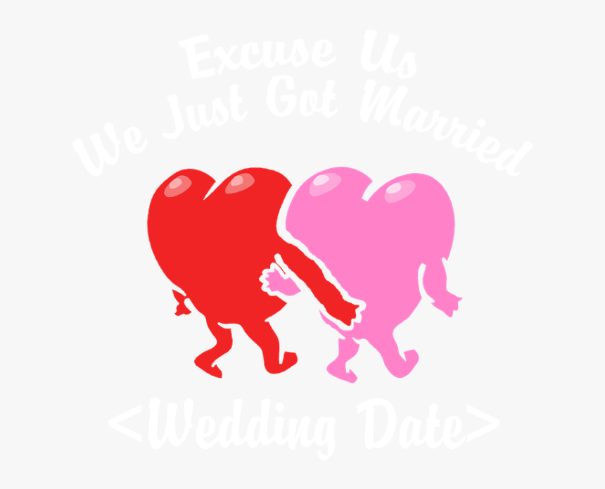 Funny Just Married T-shirt Clipart , Png Download - Illustration, Transparent Png
