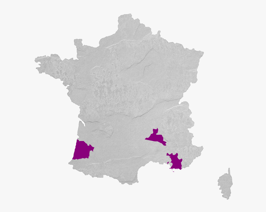 Outline France Map Simple, HD Png Download