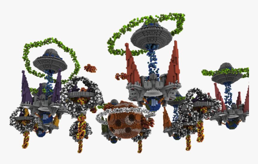 Map Skywars / Bedwars - Tree, HD Png Download