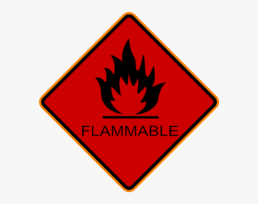 Flammable - Fire Triangle Hd, HD Png Download