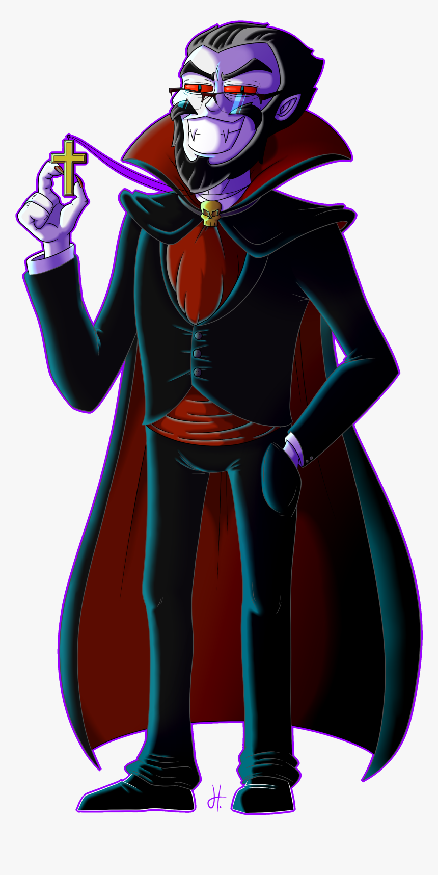 Count Neptunia - Cartoon, HD Png Download