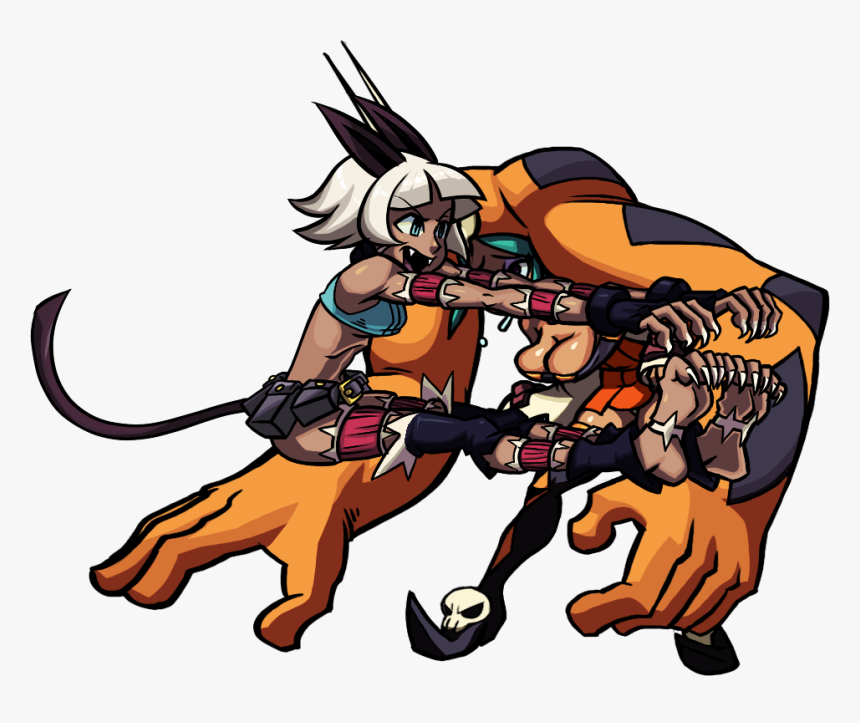 Skullgirls Cerebella Move List - Ms Fortune Skullgirls Art, HD Png Download