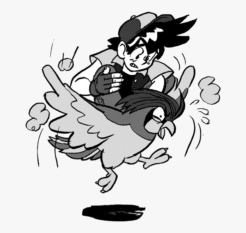 Drew This One All In Brush Pen, And I Think I Like - Cartoon, HD Png Download