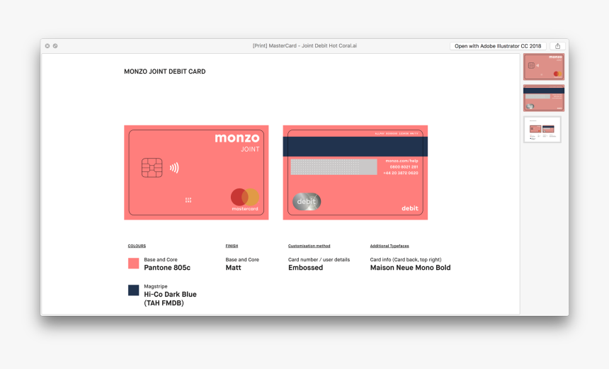 Monzo Joint Account Cards, HD Png Download