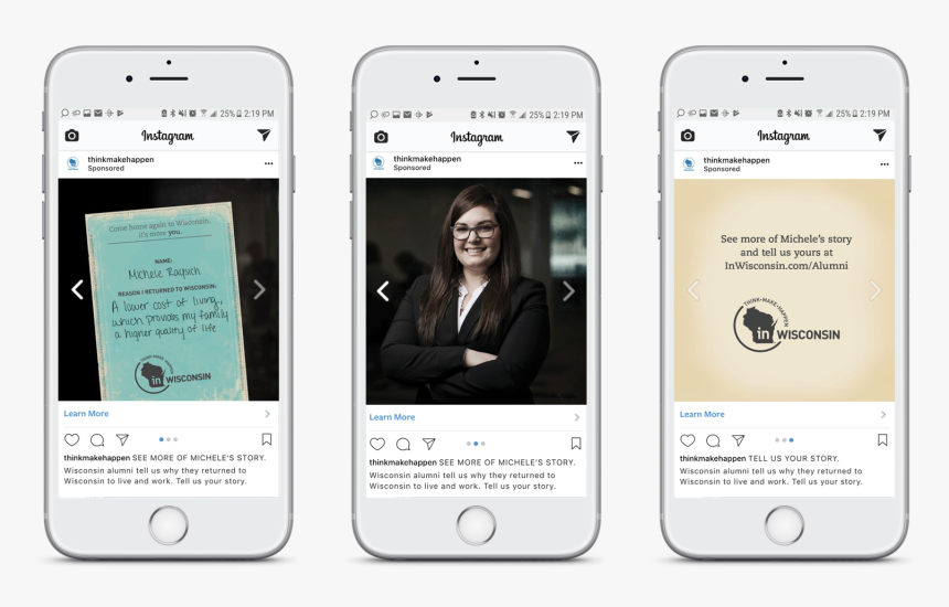 Wedc Millennial Ad Campaign On A Smartphone - Iphone, HD Png Download