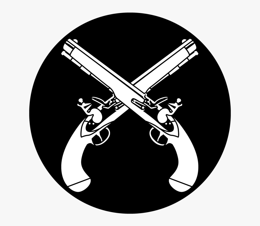 Gunslinger Black And White, HD Png Download