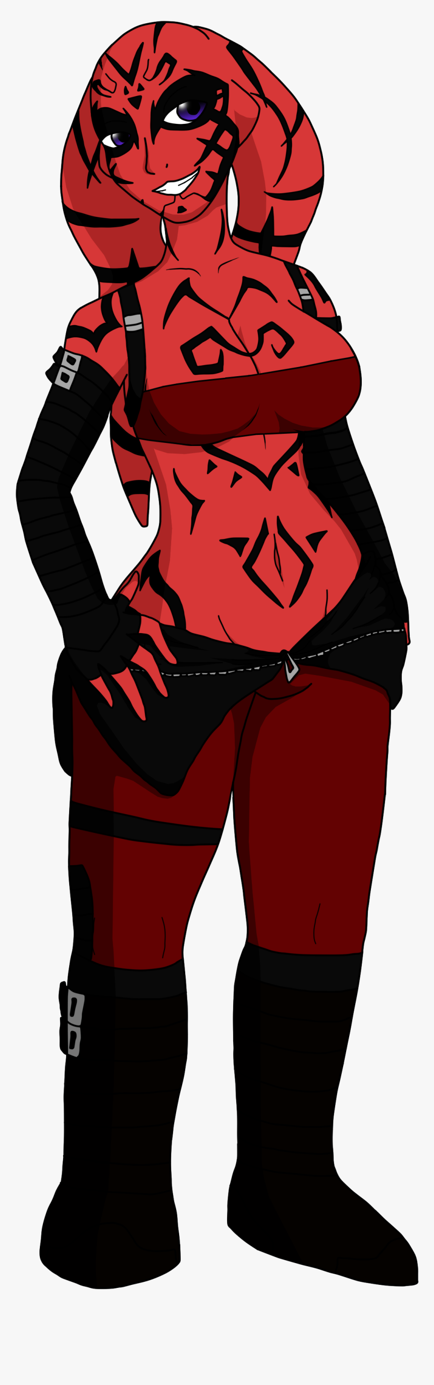 Xisvyn, Twi Lek Gunslinger - Illustration, HD Png Download