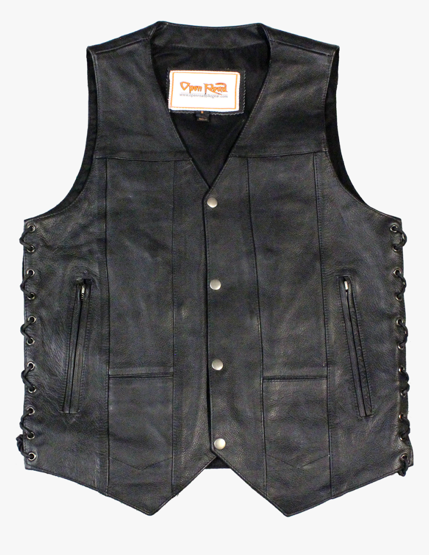 Gunslinger Leather Vest 
 Class Lazyload Lazyload Fade - Sweater Vest, HD Png Download