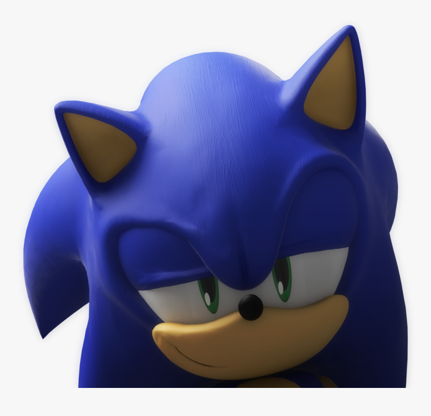 Sonic The Hedgehog Smirk, HD Png Download