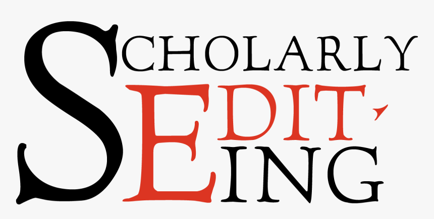 Scholarly Editing Home Page, HD Png Download
