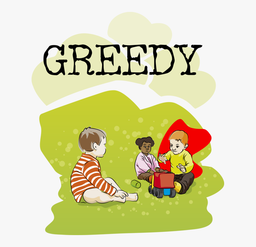 Human Behavior,play,art - Greed Clipart, HD Png Download