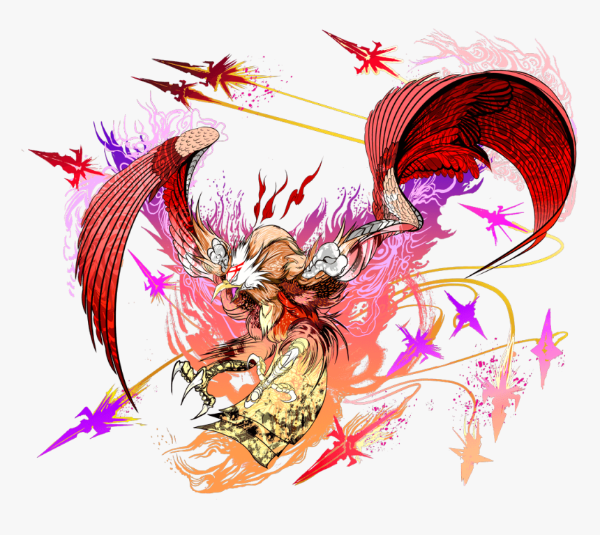 A Myriad God That Represents Mount Aso - Susanoo God Amaterasu And Tsukuyomi, HD Png Download