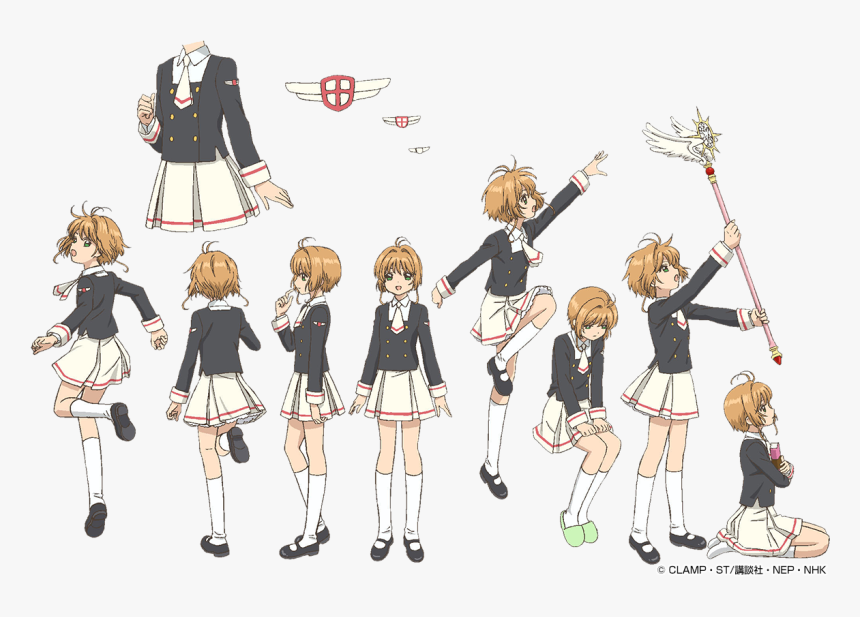 Sakura Card Captor Clear Card Uniform, HD Png Download
