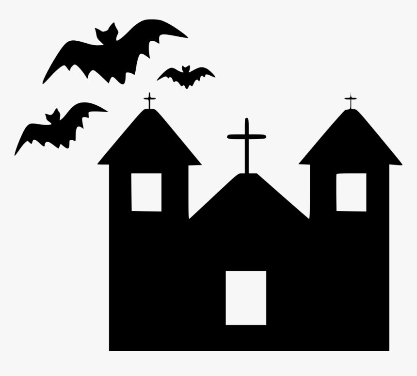 Mansion Clipart Scary Scary House Silhouette Png Transparent Png Transparent Png Image Pngitem