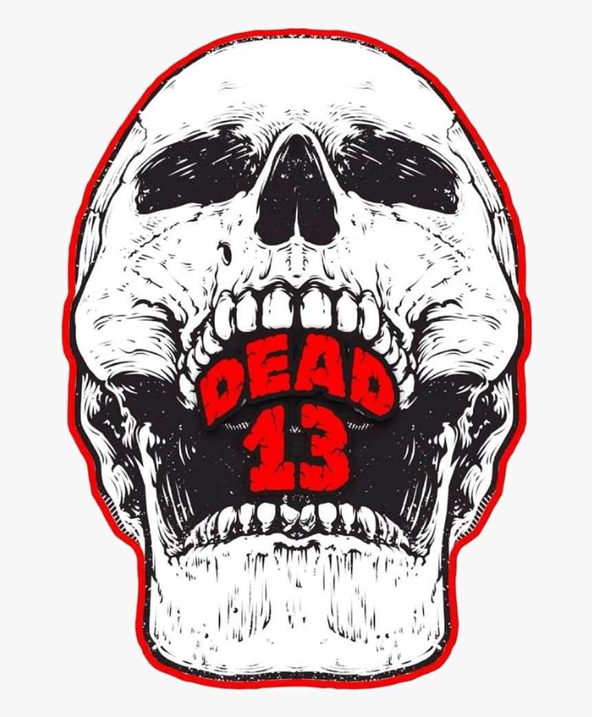 Dead13 Best Haunted House Austin Skull Logo - Skull Vector, HD Png Download