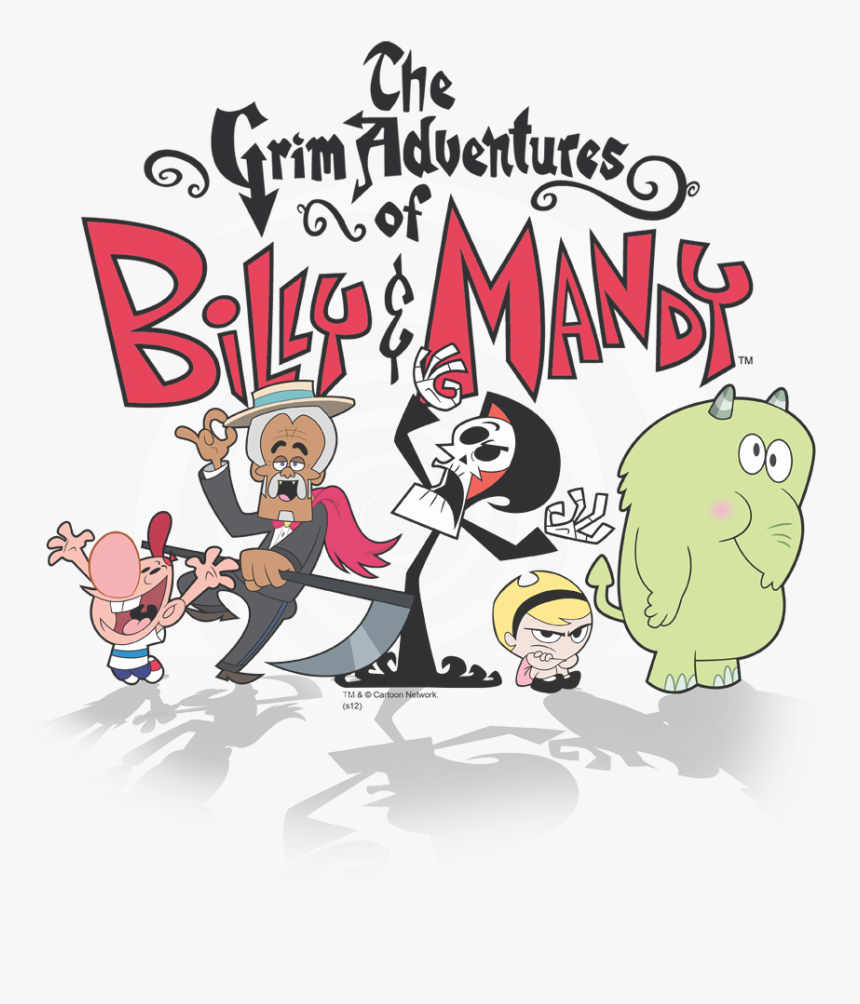 The Grim Adventures Of Billy & Mandy Group Shot Men - Grim Adventures Of Billy And Mandy Logo, HD Png Download