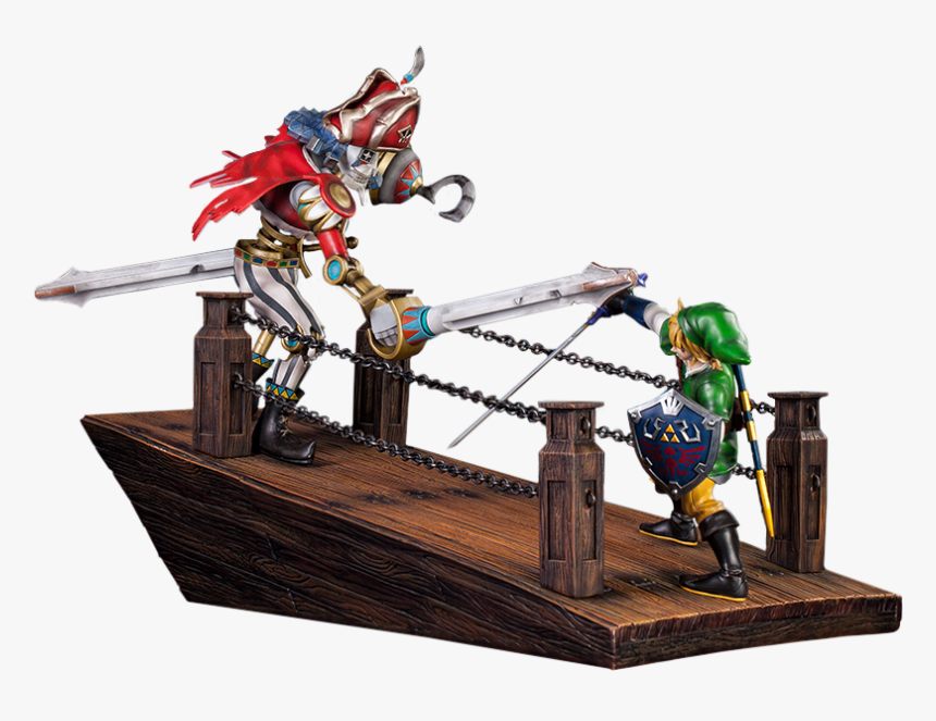 Link Vs Scervo Sandship Diorama - The Legend Of Zelda, HD Png Download